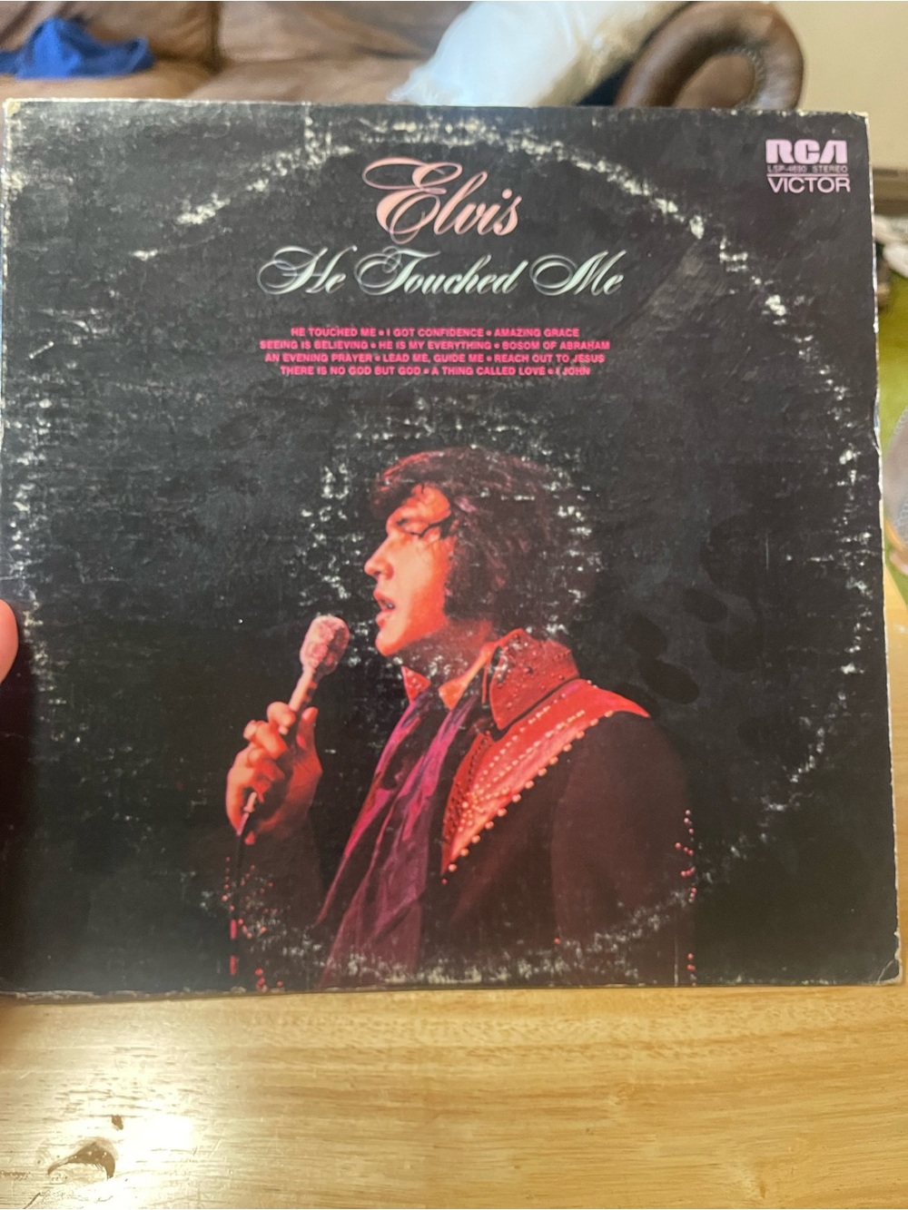 Elvis Presley He Touched Me LP AFL1-4690 RCA Records 1972 Vintage Gospel #1